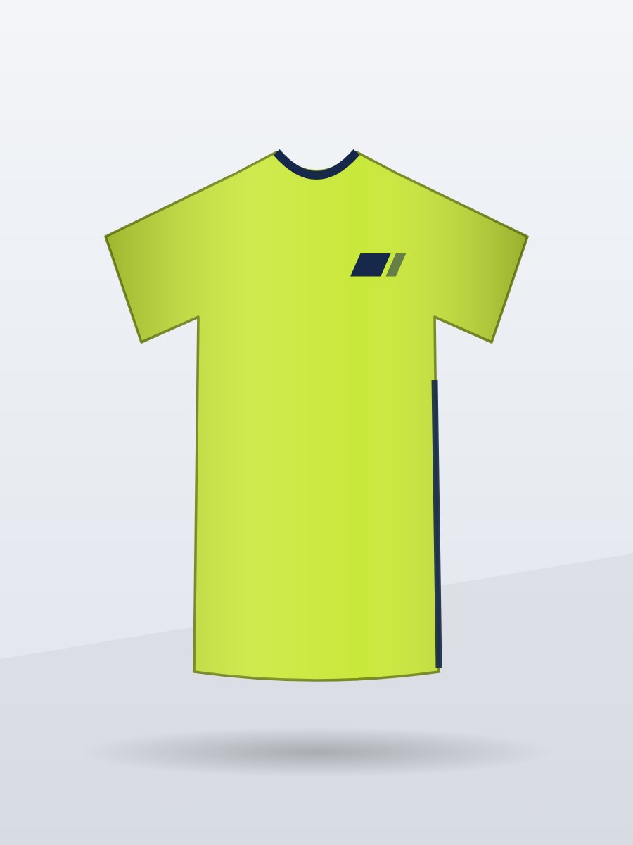 Pace Seamless Run Tee, Volt, front view