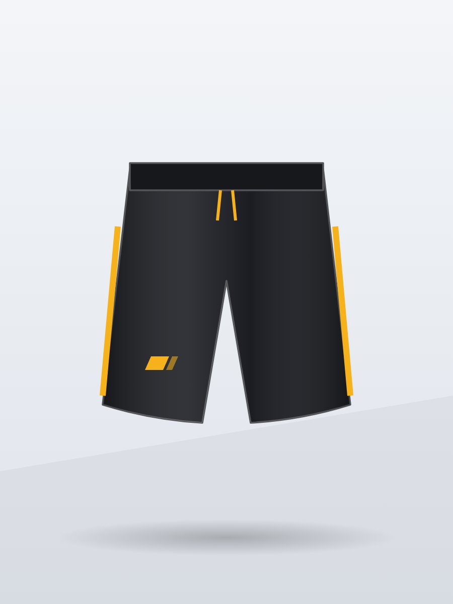 Grind 2-in-1 Training Shorts, Black, front view