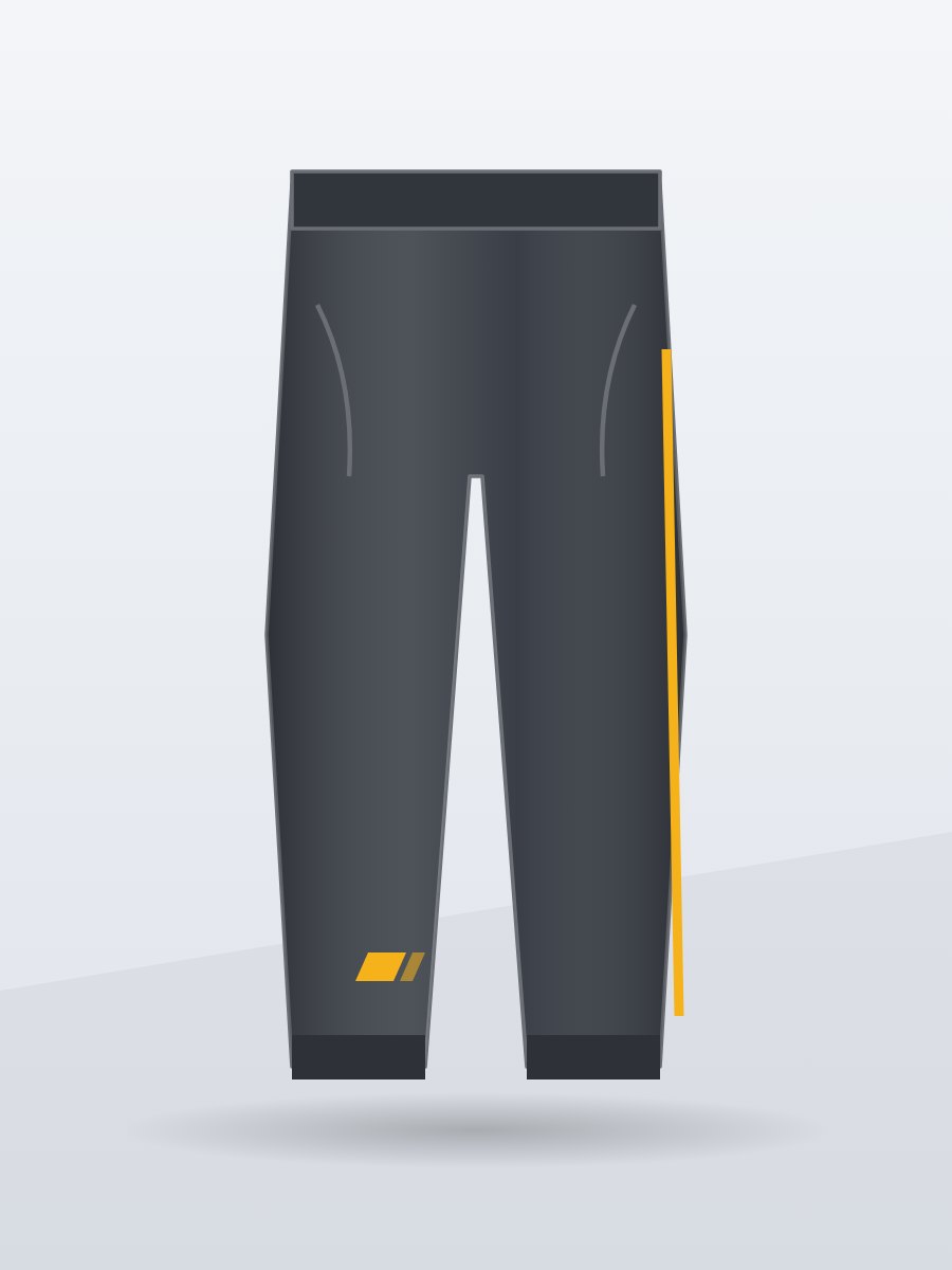Tempo Tapered Joggers, Charcoal, front view