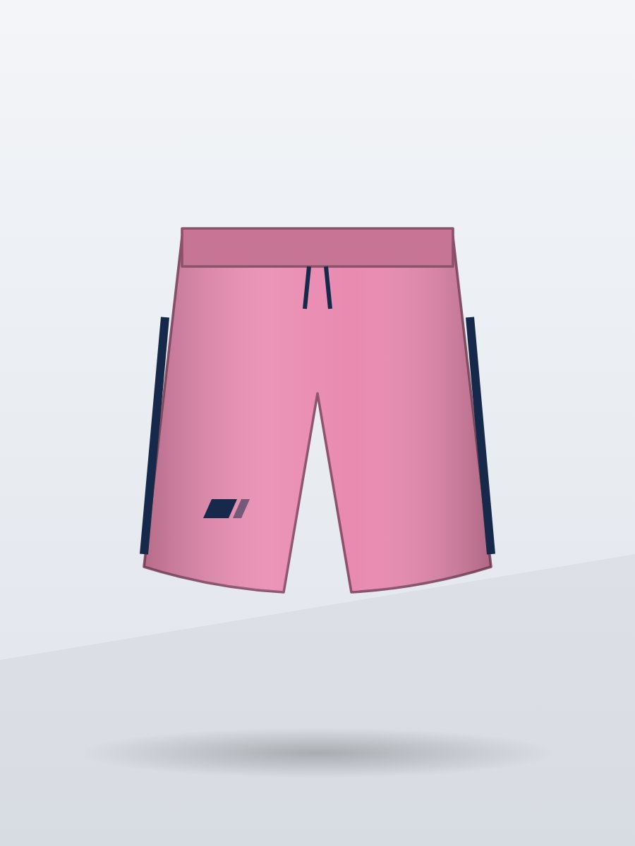 Junior Play Shorts, Pink, front view