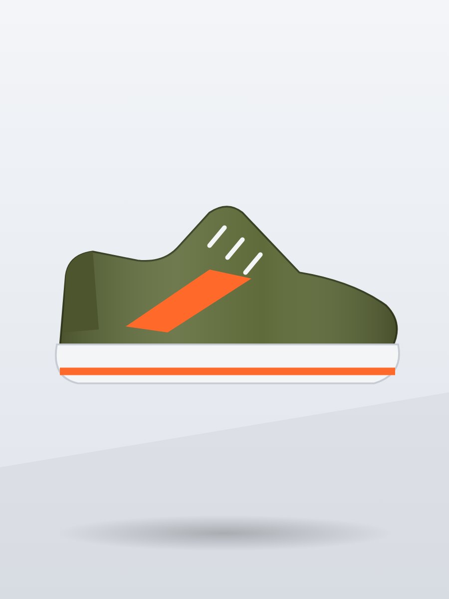 Trailhead Grip Shoes, Olive, front view