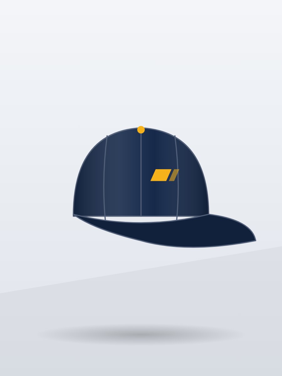 Pro Mesh Training Cap, Navy, front view